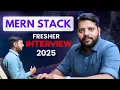 MERN Stack Live Beginner Interview Real Questions Answers