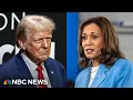 Trump and Harris campaigns disagree over September debate rules