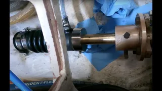 NO MORE WATER IN THE BILGE ! Installing a dripless Shaft Seal
