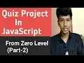 Quiz Project In JavaScript Design HTML Page Part-2