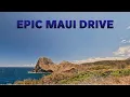 Scenic 4K Drive in Maui Kahului Airport to Hwy 30 340 3400