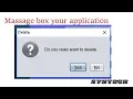 Java Confirmation Message Dialog Example with source code