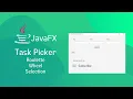 JavaFX and Scene Builder - Task picker using weighted randomness