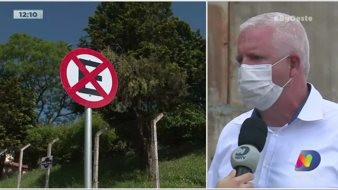 Vandalismo em placas de sinalização gera prejuízo de R$ 15 mil por mês em Chapecó