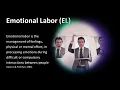 Lagu Emotional Labor in 1 minute by Dr. Ronald Wellman