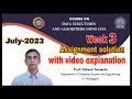 NPTEL Data Structure and Algorithms using JAVA Week3 Quiz Assignment Solution with Explanation