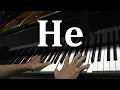 Download Lagu He - Richard Mullen and Jack Richards (Piano Cover with Lyrics)