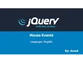 jQuery Lesson 5 Mouse Events English