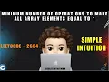 Minimum Number of Operations to Make All Array Elements Equal to 1 Easy Intuition Leetcode 2654
