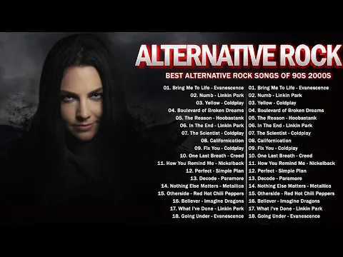 Download MP3 Alternative Rock Of The 2000s - Linkin park, Creed, AudioSlave, Hinder, Evanescence, Nickelback