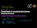 Functionals Functional Derivatives Calculus of Variations Visualizations