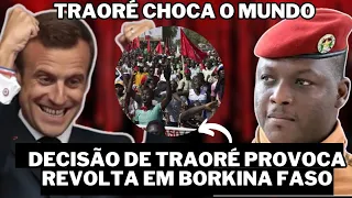 ÚLTIMA HORA ⚠️ IBRAHIM TRAORÉ VAI DESISTIR? DECISÃO CHOCA BORKINA FASO
