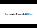 You can just launch Sites ChatGPT Work