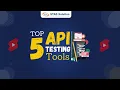 Top 5 API Testing Tools Rapid API Postman SoapUI REST assured Katalon Studio