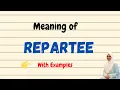 Daily vocabulary Repartee Meaning Vocabgram