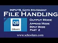 File Handling in Qbasic Part 2 Class 10