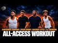 Anfernee Simons Ryan Dunn Nassir Little and AJ Johnson All-Access Workout
