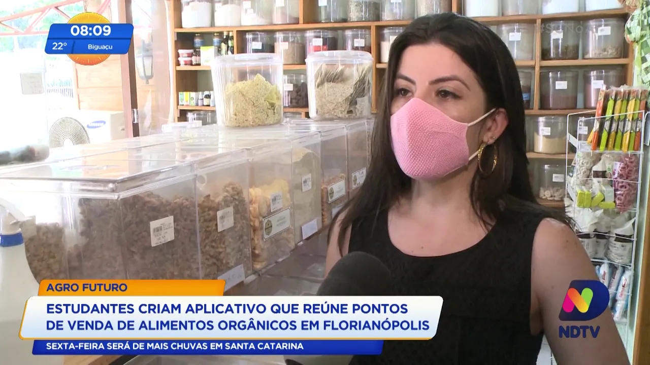 SC Agro: estudantes criam aplicativo que reúne pontos de venda de alimentos orgânicos