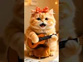 Lagu LUCU BANGET !! Kucing oranye bermain gitar #cat#lucu#funny#cute#viral#vidio#fyp#masukberanda#shorts