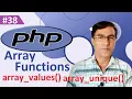 PHP array - values and array