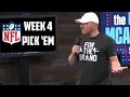 Pat McAfee s NFL Picks for Week 4