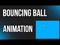Bouncing Ball Animation CSS Effect with HTML and CSS only