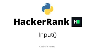 Input HackerRank Solution
