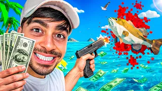 صرت صياد في جزيرة غريبة و صرت غني !! 🤑