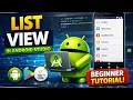 ListView In Android Studio