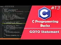 13 Goto Statement in C C Programming Tamil Tutorial