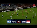 17 Aug 2026 Argentina vs Indonesia International Friendly 2026 Football FC26 Gameplay 4K 60