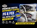 Premium Digital Instrument Cluster for Ford FG FGX Falcon Full Installation