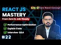 React JS Mastery Ch 2 - Performance Optimization in react Core React Concept