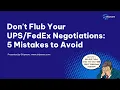 Don t Flub Your Negotiations 5 Mistakes to Avoid May 29 2024 Shipware Webinar