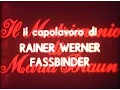 Video di Il matrimonio di Maria Braun - Trailer italiano
