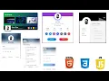 Amazing Profile Cards Using Only HTML CSS JS with Source Code The Terminal Boy