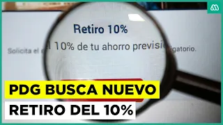 ¿Vuelve el retiro del 10% de las AFP? La fórmula del PDG para retomar el proyecto