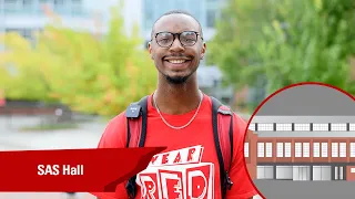 NC State University Campus Tour - SAS Hall Academics with Gabe