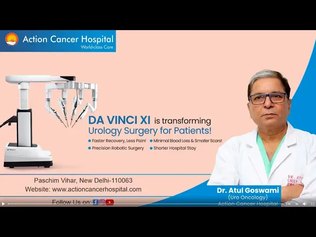 How the Da Vinci Xi Robot is Transforming Urology Surgery | Action Cancer Hospital