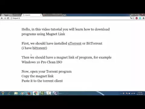 Download MP3 Download Torrent with Magnet Link using BitTorrent/uTorrent