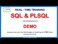 Session - 1 SQL AND PLSQL Demo Real-time practical training 05-09-22