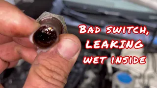 2 0t Audi VW Red Oil Lamp Pressure Warning Fix Switch off engine and Check Oil Level