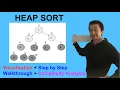 Heap Sort Step by Step Walkthrough Time and Space Complexity - CS Lecture Ep 6 1