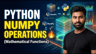 NumPy Mathematical Operations in Python Data Science Lecture 15 by techlearningwithRajat