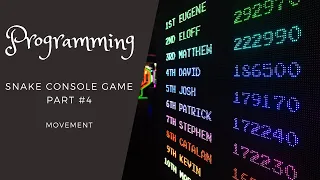 Visual Basic Programming Creating Snake Console Game - Part 1
