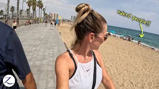 …and then I realize THAT’S A NUDE BEACH! 🙈 Exploring Spain (Ep 254)