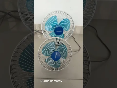 Kipas KEMBAR Baling BIRU #kipasangin #kipasmurah #satisfying