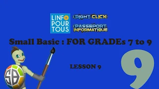 Small Basic Lesson 9 for Grades 7 to 9