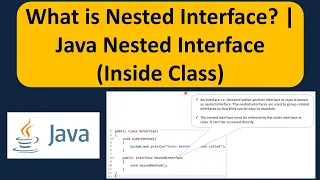 What is Nested Interface Java Nested Interface Inside Class Java Tutorial