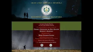 "Génesis y evolución del Rito Escocés Antiguo y Aceptado (REAA)" I Borja Celarain Gastesi. GLSE. 1/7